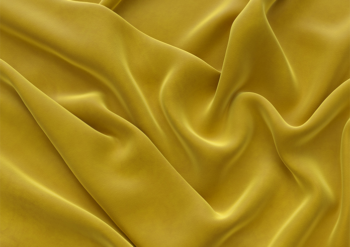 Ultra Luxe Velvet, Old Gold - Motorised Roman Blind - Image 4
